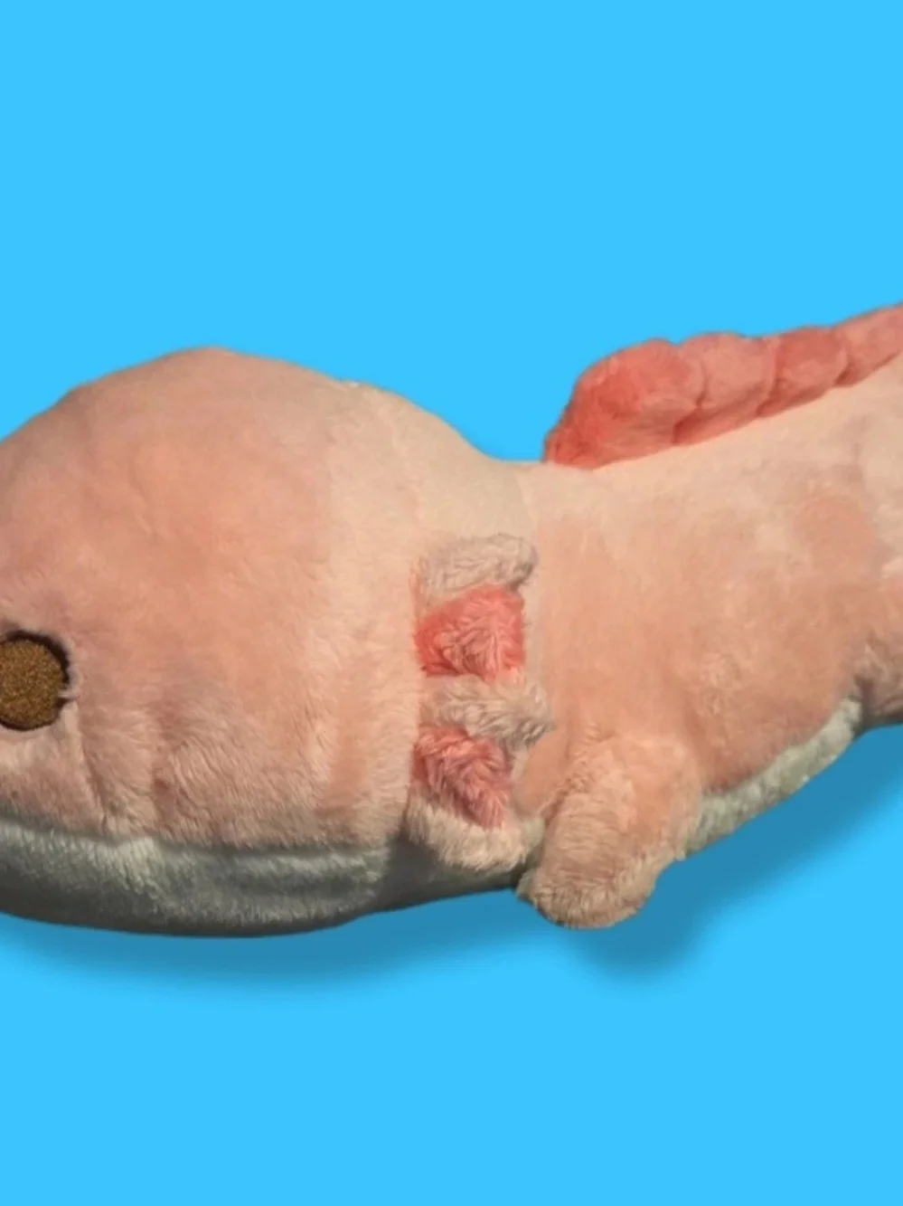 Fluff Nest Puff Pals Alana The Axolotl Plush Stuffed Animal